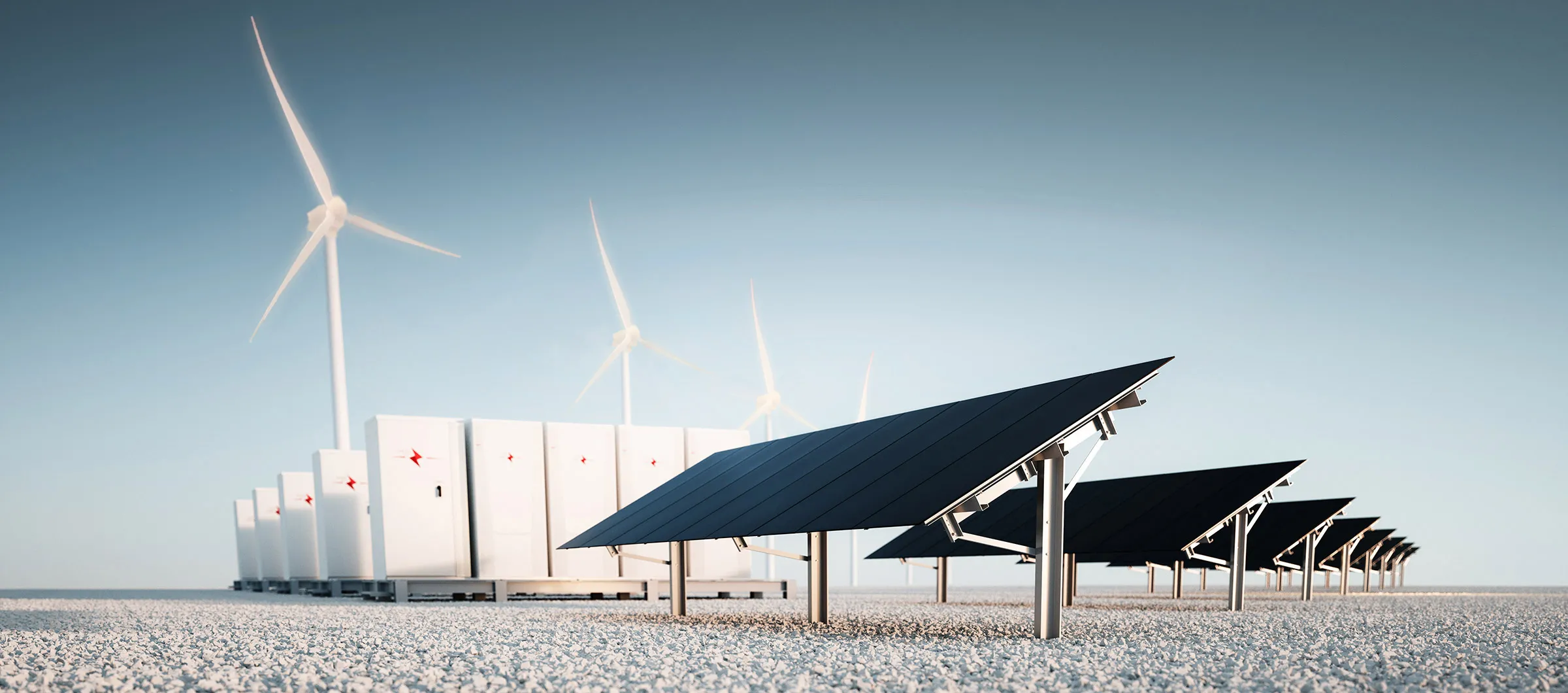 Solar, Wind, and Battery renewable energy development